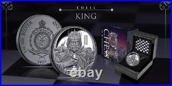 2023 Niue Chess King Black Proof 1 oz Silver Coin