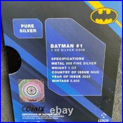 2023 Niue Comix DC Comics Amazing Fantasy Batman #1 1 oz Silver Coin