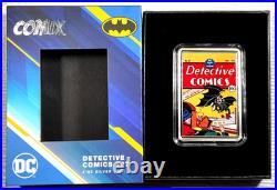 2023 Niue Comix DC Detective Comics #27 Batman 2 oz Silver Colorized #0219/1000