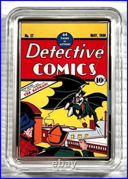 2023 Niue Comix DC Detective Comics #27 Batman 2 oz Silver Colorized #0219/1000
