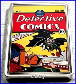 2023 Niue Comix DC Detective Comics #27 Batman 2 oz Silver Colorized #0219/1000