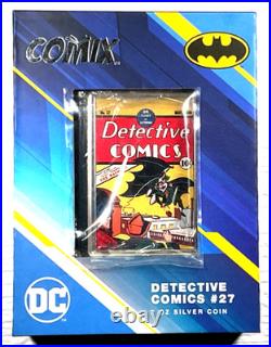 2023 Niue Comix DC Detective Comics #27 Batman 2 oz Silver Colorized #0219/1000