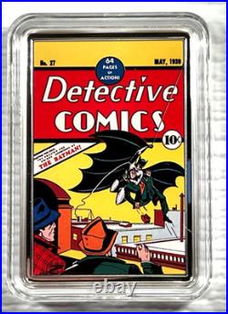 2023 Niue Comix DC Detective Comics #27 Batman 2 oz Silver Colorized #0219/1000