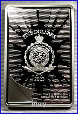 2023 Niue Comix DC Detective Comics #27 Batman 2 oz Silver Colorized #0219/1000