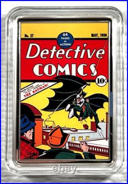 2023 Niue Comix DC Detective Comics #27 Batman 2 oz Silver Colorized #0219/1000