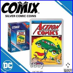 2023 Niue DC COMIX Action Comics #1 2oz Silver Colorized Proof Coin