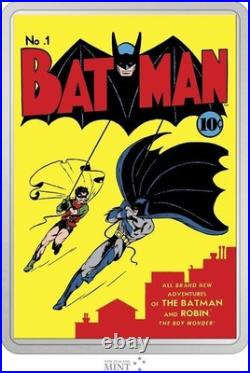 2023 Niue DC Comics Batman #1 Comix 2oz Silver Colorized Coin