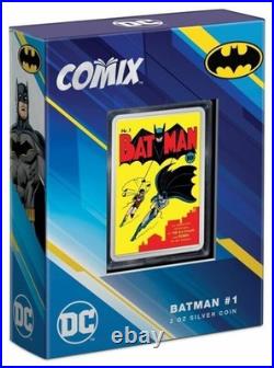 2023 Niue DC Comics Batman #1 Comix 2oz Silver Colorized Coin
