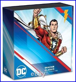 2023 Niue DC Comics Classic Shazam 3oz Silver Proof Coin Mintage of only 1000
