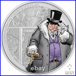 2023 Niue DC Comics DC Villains Penguin 3oz Silver Colorized Proof Coin