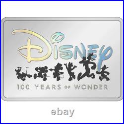 2023 Niue Disney 100 Years of Wonder Coin Bar 1oz. 999 Silver Mickey Mouse