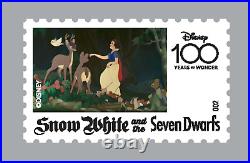 2023 Niue Disney 100th Ann. Snow White Stamp 1 oz Silver Coin 2,023 Mintage