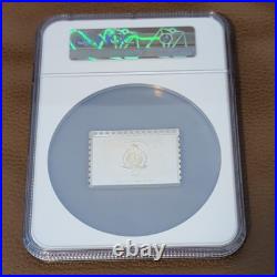 2023 Niue Disney 10 Steamboat Willie World Stamp 1oz Silver $2 Coin NGCX Proof10