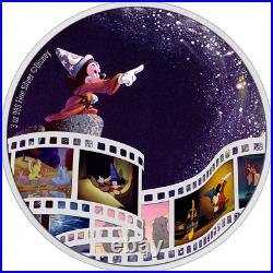 2023 Niue Disney Cinema Masterpieces Fantasia 3oz Silver Colorized Proof Coin
