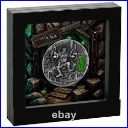 2023 Niue Dwarf 2 oz Antique finish Silver Coin 2023 Niue Dwarf 2 oz Antique finish Silver Coin