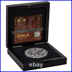 2023 Niue Gods of Anger Osiris 2 oz Silver Antiqued High Relief Coin OGP / COA 2023 Niue Gods of Anger Osiris 2 oz Silver Antiqued High Relief Coin OGP / COA