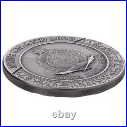 2023 Niue Gods of Anger Osiris 2 oz Silver Antiqued High Relief Coin OGP / COA 2023 Niue Gods of Anger Osiris 2 oz Silver Antiqued High Relief Coin OGP / COA