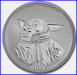 2023 Niue Grogu Baby Yoda 1 Oz Silver Coin PCGS First Strike Eligible sealed TEP