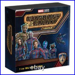 2023 Niue Guardians of the Galaxy Volume 3 Colorized 1 oz. 999 Silver Coin