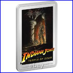 2023 Niue Indiana Jones and the Temple of Doom 1 oz Colorized Silver Coin Bar