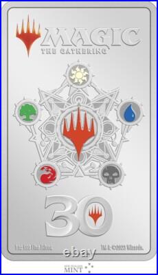 2023 Niue Magic The Gathering 30th Ann. 1oz Silver Colorized Proof Coin