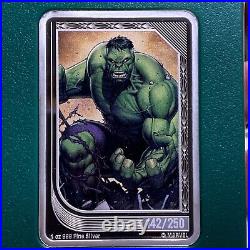 2023 Niue Marvel 1oz. 999 Silver Hulk 142/250 Item 6368