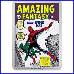 2023 Niue Marvel Amazing Fantasy #15 Comix 2oz Silver Colorized Proof Coin