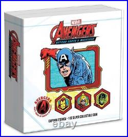 2023 Niue Marvel Avengers 60th Anniversary 7x1oz Silver Completed Coin Set