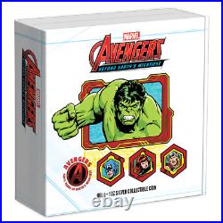 2023 Niue Marvel Avengers 60th Anniversary 7x1oz Silver Completed Coin Set