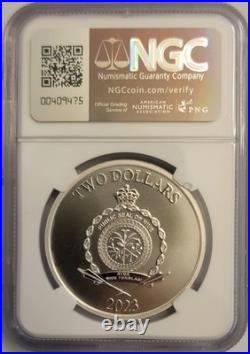 2023 Niue Marvel Spider-Man 1oz Silver Coin NGC MS 70