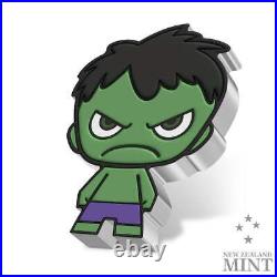 2023 Niue Marvel The Incredible Hulk Mega Chibi 2oz Silver Proof Coin