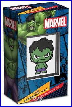 2023 Niue Marvel The Incredible Hulk Mega Chibi 2oz Silver Proof Coin