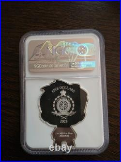 2023 Niue NGC PF 70 ULTRA CAMEO SILVER 2oz Chibi Marvel Comics Series HULK