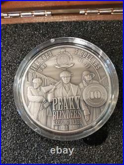 2023 Niue Peaky Blinders Thomas Shelby 2 oz. 999 Fine Silver Coin 2023 Niue Peaky Blinders Thomas Shelby 2 oz. 999 Fine Silver Coin