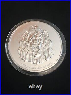 2023 Niue Roaring Lion Truth Series 5 oz Silver High Relief Coin