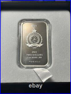 2023 Niue SCARFACE 40th Anniversary 1 oz. 999 Silver Coin Bar Al Pacino Gangster