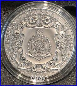 2023 Niue SPARTA SPARTAN WARRIORS 2 oz Silver Coin Only 500 RARE T&S Coin 2023 Niue SPARTA SPARTAN WARRIORS 2 oz Silver Coin Only 500 RARE T&S Coin