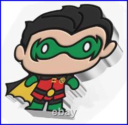 2023 Niue S$2 Chibi DC Comics Series Robin FR NGC PF70 Ultra Cameo Box & COA OGP 2023 Niue S$2 Chibi DC Comics Series Robin FR NGC PF70 Ultra Cameo Box & COA OGP