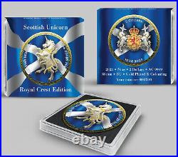 2023 Niue Scottish Unicorn Royal Crest Edition 1 oz Silver Coin