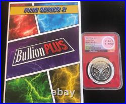 2023 Niue Spider-man $2 Silver Coin Film Series 2 Ngcx Ms 9.9 1.0 Oz 0.999