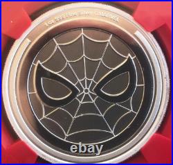 2023 Niue Spider-man $2 Silver Coin Film Series 2 Ngcx Ms 9.9 1.0 Oz 0.999 2023 Niue Spider-man $2 Silver Coin Film Series 2 Ngcx Ms 9.9 1.0 Oz 0.999