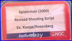 2023 Niue Spider-man $2 Silver Coin Film Series 2 Ngcx Ms 9.9 1.0 Oz 0.999