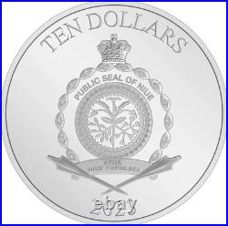 2023 Niue Star Wars Han Solo 3oz Silver Colorized Proof Coin Mintage 412 of 999