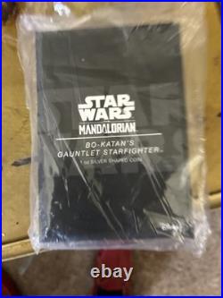 2023 Niue Star Wars Mandalorian Bo-Katan's Gauntlet Starfighter 1 oz Silver Coin
