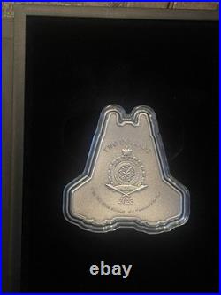 2023 Niue Star Wars Mandalorian Bo-Katan's Gauntlet Starfighter 1 oz Silver Coin