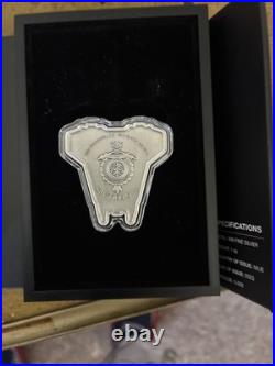 2023 Niue Star Wars Mandalorian Bo-Katan's Gauntlet Starfighter 1 oz Silver Coin