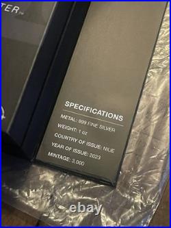 2023 Niue Star Wars Mandalorian Bo-Katan's Gauntlet Starfighter 1 oz Silver Coin