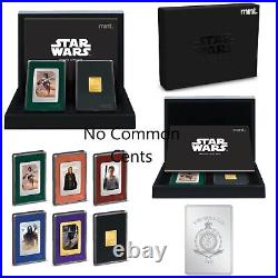 2023 Niue Star Wars Mint Trading Coins 2 x 1 oz Silver Coins Box SEALED