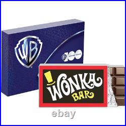 2023 Niue Willy Wonka & The Chocolate Factory 5 oz. 999 Silver Coin Wonka Bar