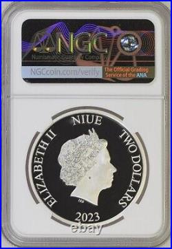 2023 Niue Year of the Rabbit Bugs Bunny 1 oz. 999 Silver Coin NGC PF70 UCam FR